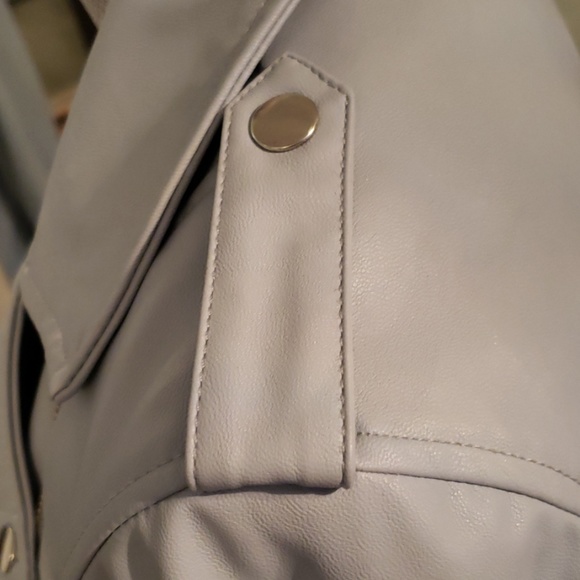 NWOT Faux Leather MOTO Jacket - Picture 5 of 6